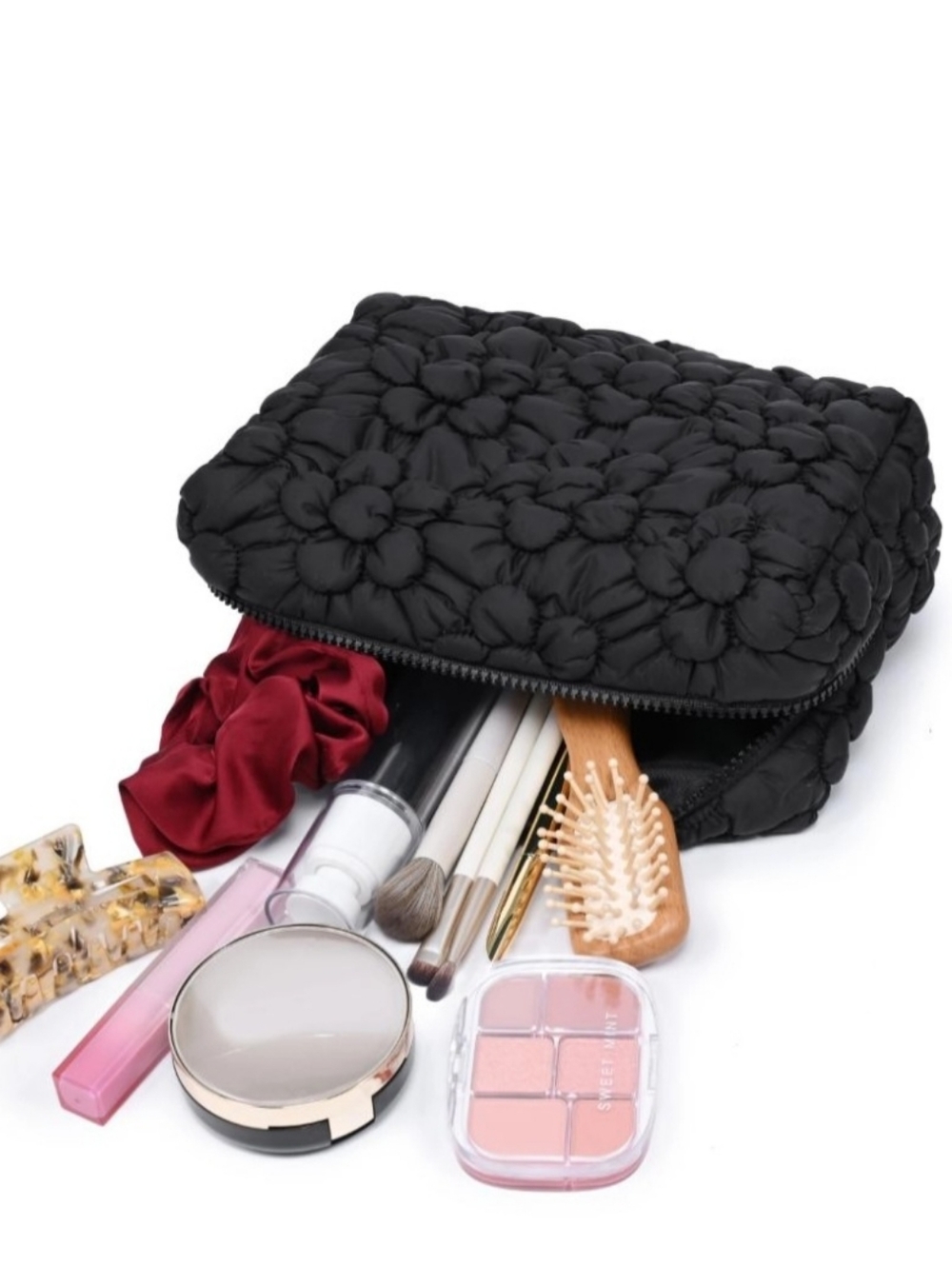 #97752 Flora Pop Nylon Cosmetic & Travel Organizer Pouch